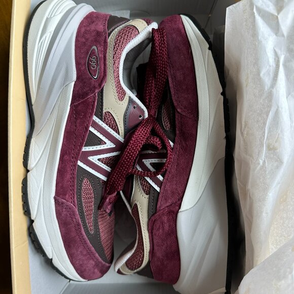 New Balance 990v6 x Teddy Santis Burgundy Tan main image 5